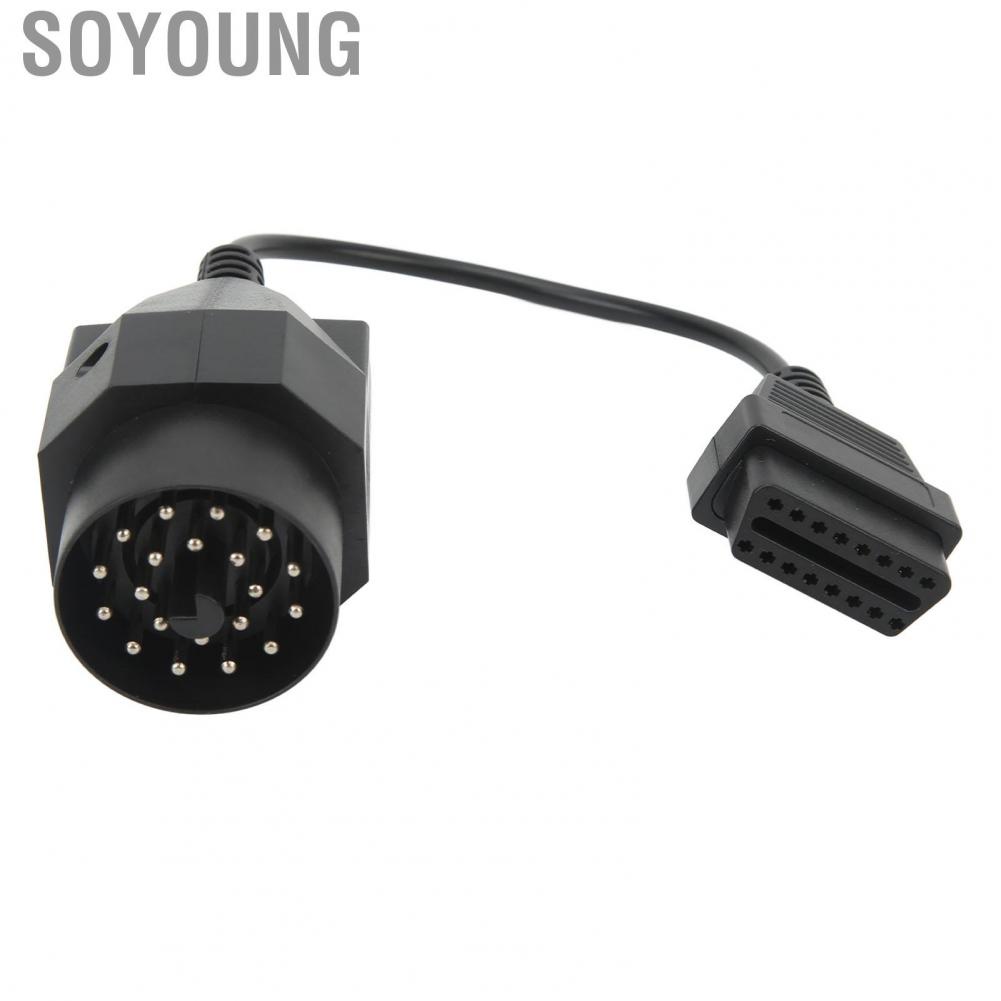 Soyoung OBD II Adapter Cable 20 Pin to OBD2 Connector Round Diagnostic  Tool