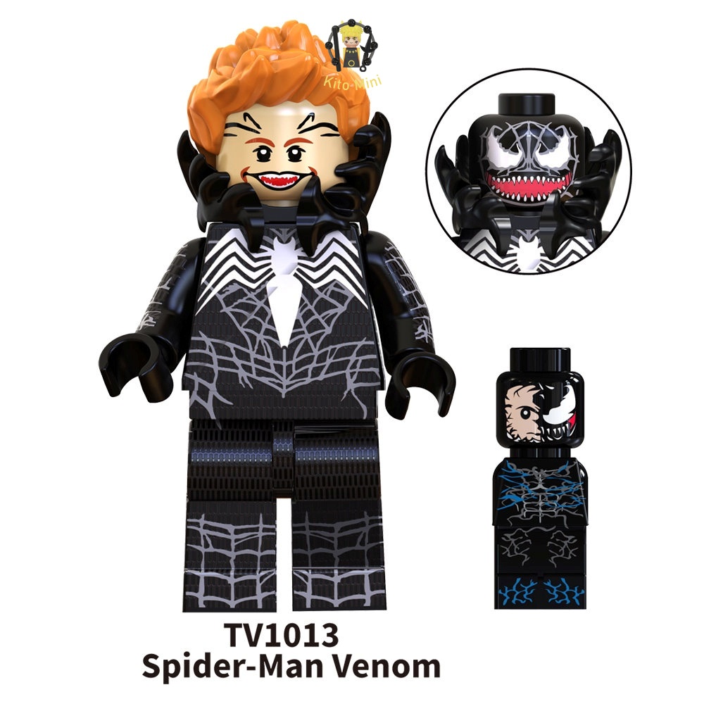 Minifigures Người Nhện Iron Man Spider Man Nhân vật Marvel Lắp Ráp TV6202