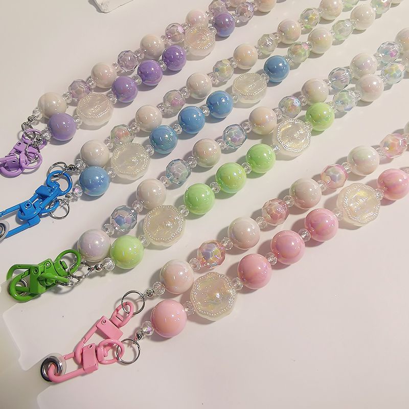 Vòng Tay Chuỗi Hạt Tròn Đeo Điện Thoại Thiết Kế Thời Trang