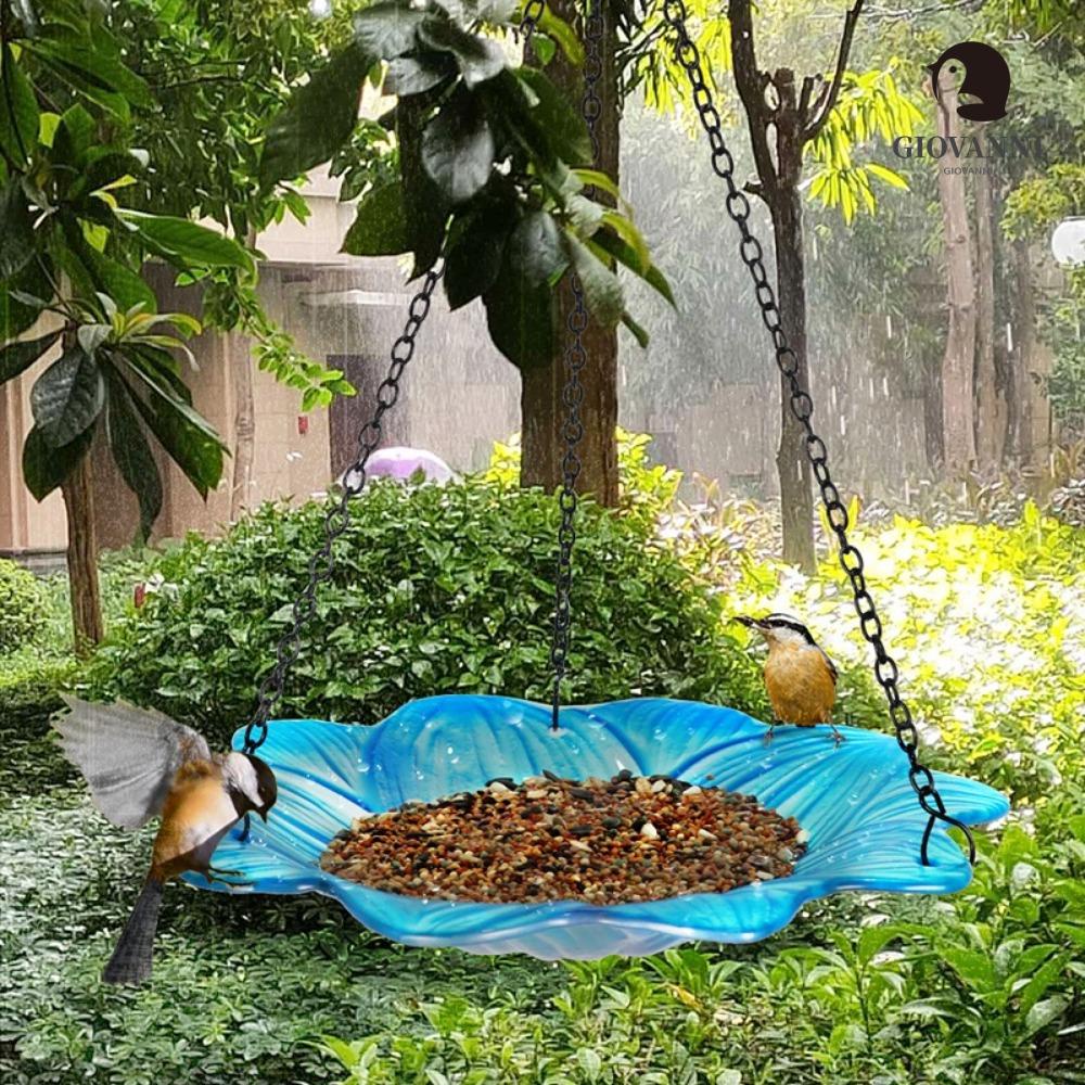 Khay Đựng Thức Ăn Bằng Kính Hình Bông Hoa Độc Đáo Cho Chim Vẹt