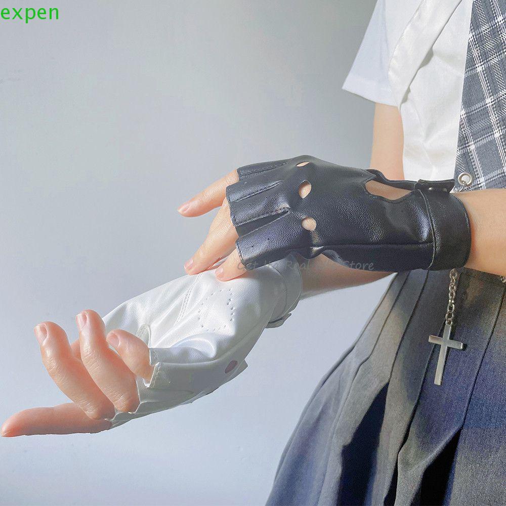 Găng Tay Hở Ngón Trái Tim Phong Cách Lolita