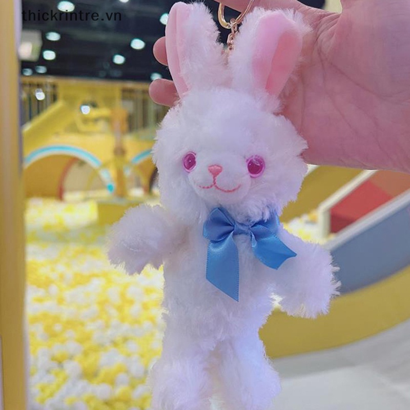 Móc Khóa Thỏ Nhồi Bông Đáng Yêu Cho Bé