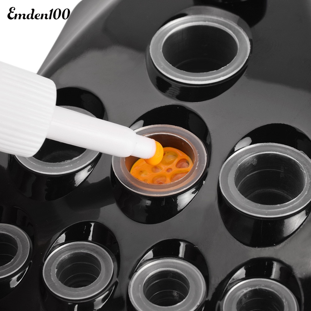 Giá Đỡ Mực Xăm 9 Lỗ Bằng Nhựa Tiện Lợi