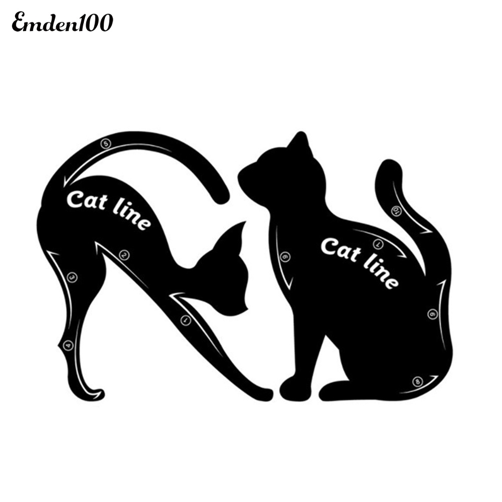 1 Cặp Khuôn Hỗ Trợ Kẻ Mắt Nhanh Chóng Dễ Sử Dụng