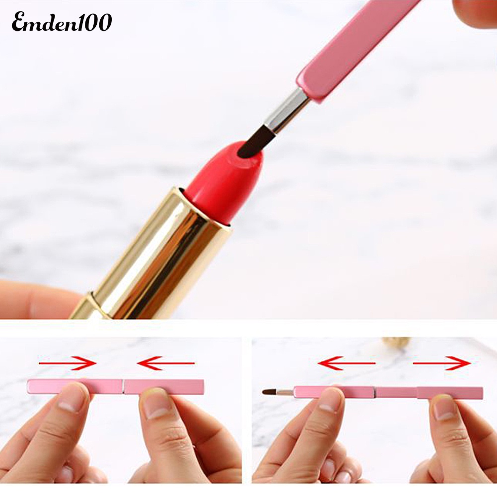 Cọ Trang Điểm Môi Lông Mềm Có Thể Thu Gọn Tiện Lợi