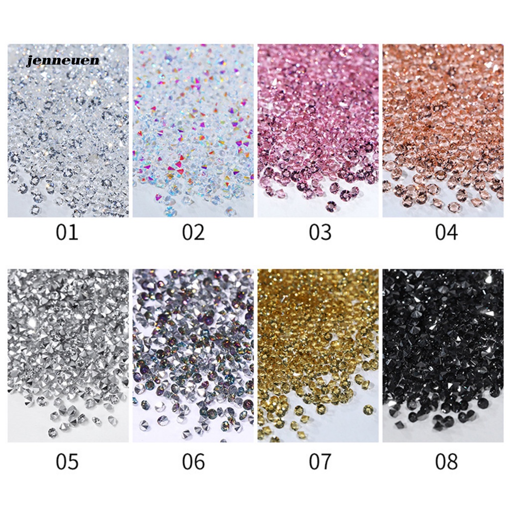 Set 1440 Hạt Đá Đính Trang Trí Móng Tay DIY Charms