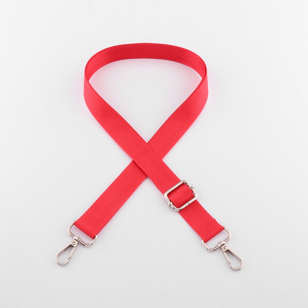 Dây Đeo Túi Xách Bản Rộng Bằng Nylon Có Khóa Kim Loại Màu Bạc Thời Trang