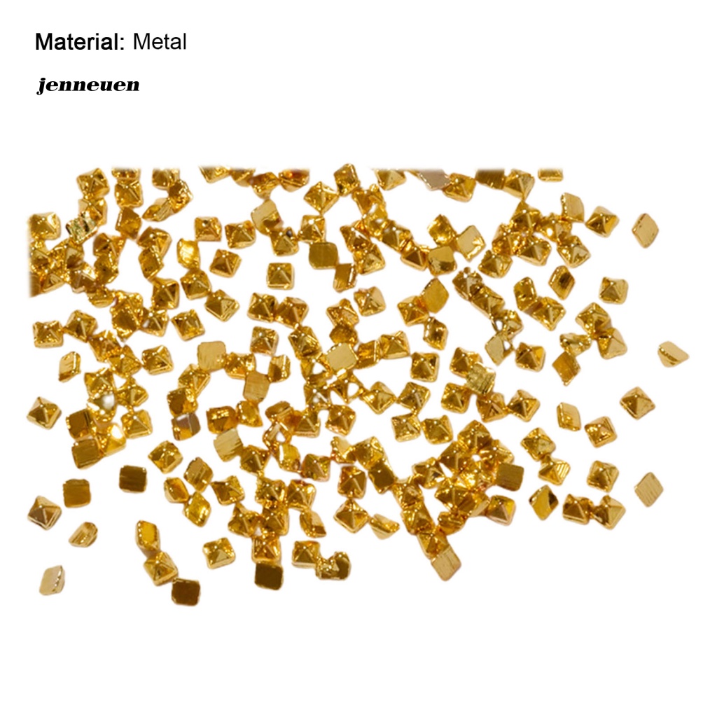 Bộ 200 Đinh Tán Trang Trí Móng Tay Bằng Kim Loại Sang Trọng