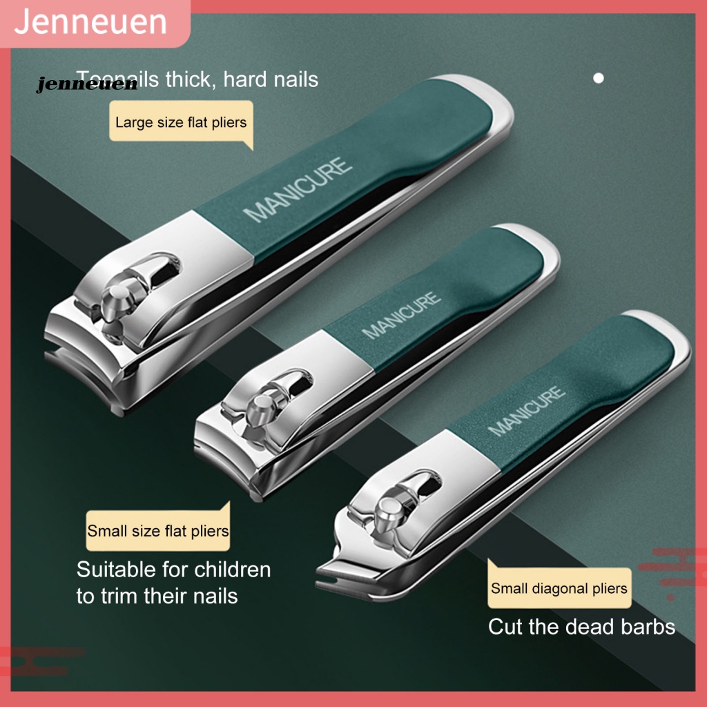 1 Bộ Dụng Cụ Cắt Móng Tay Bằng Thép Không Gỉ Sắc Bén