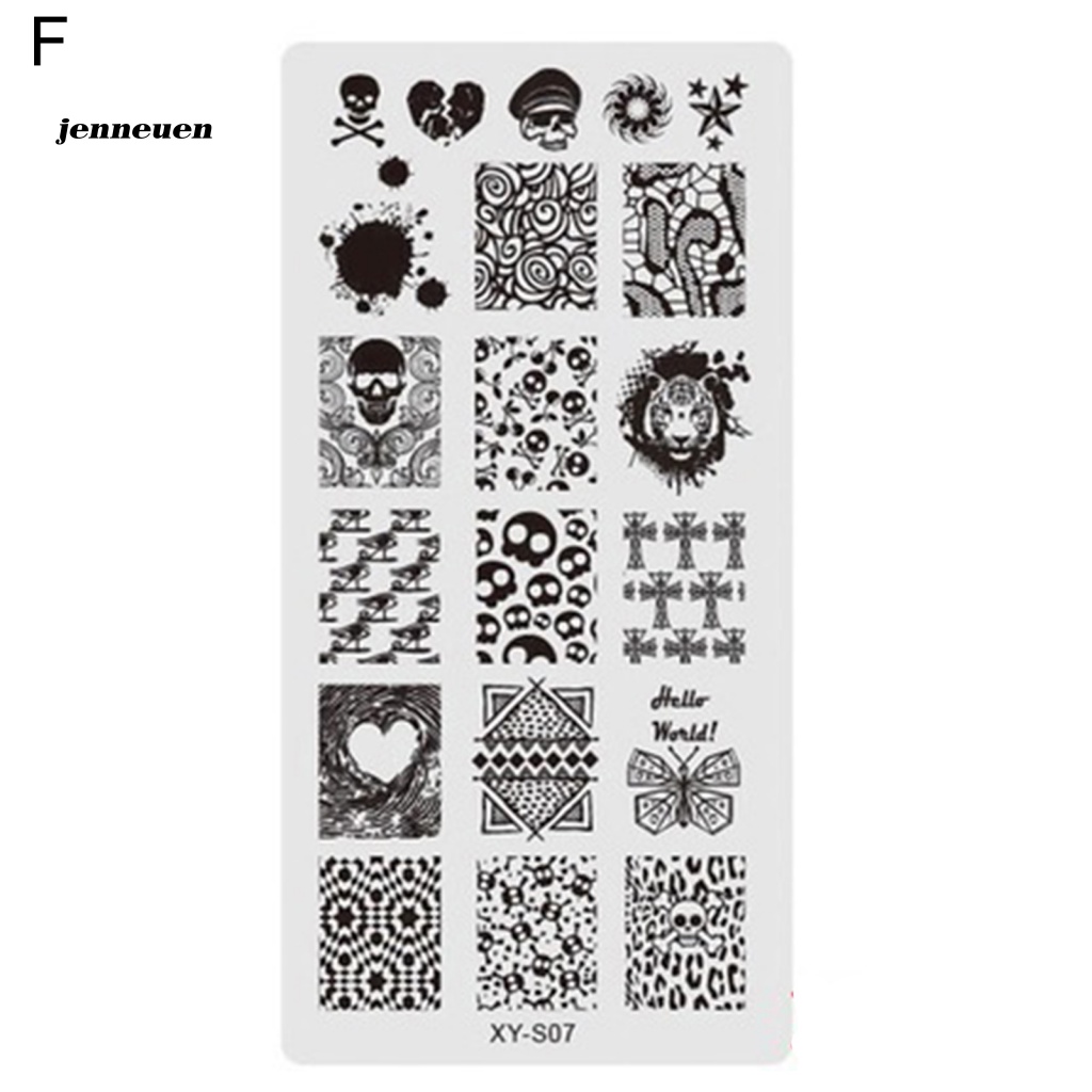 Jen Đĩa Tem In Móng Tay Nghệ Thuật Quyến Rũ Dễ Sử Dụng Cho Salon / Halloween