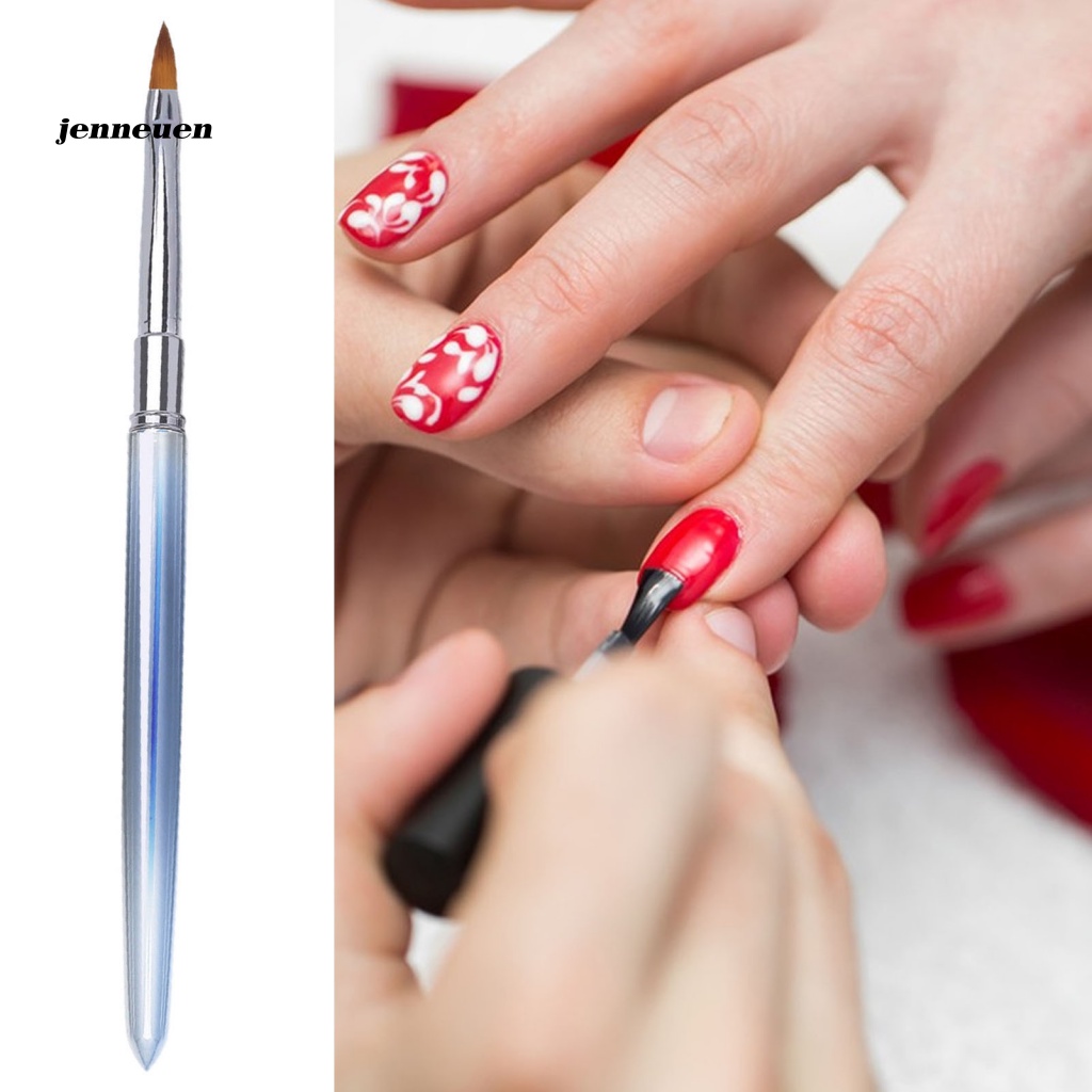 Cọ Vẽ Móng Nghệ Thuật Chuyên Nghiệp Với Tay Cầm Kim Loại