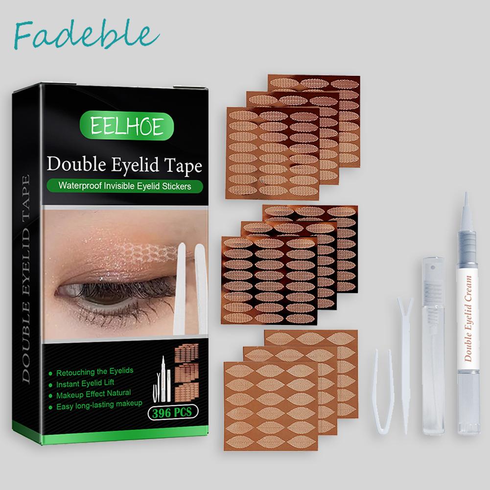 Bộ 396 Miếng Dán Kích Mí Với 3 Hình Dạng Khác Nhau