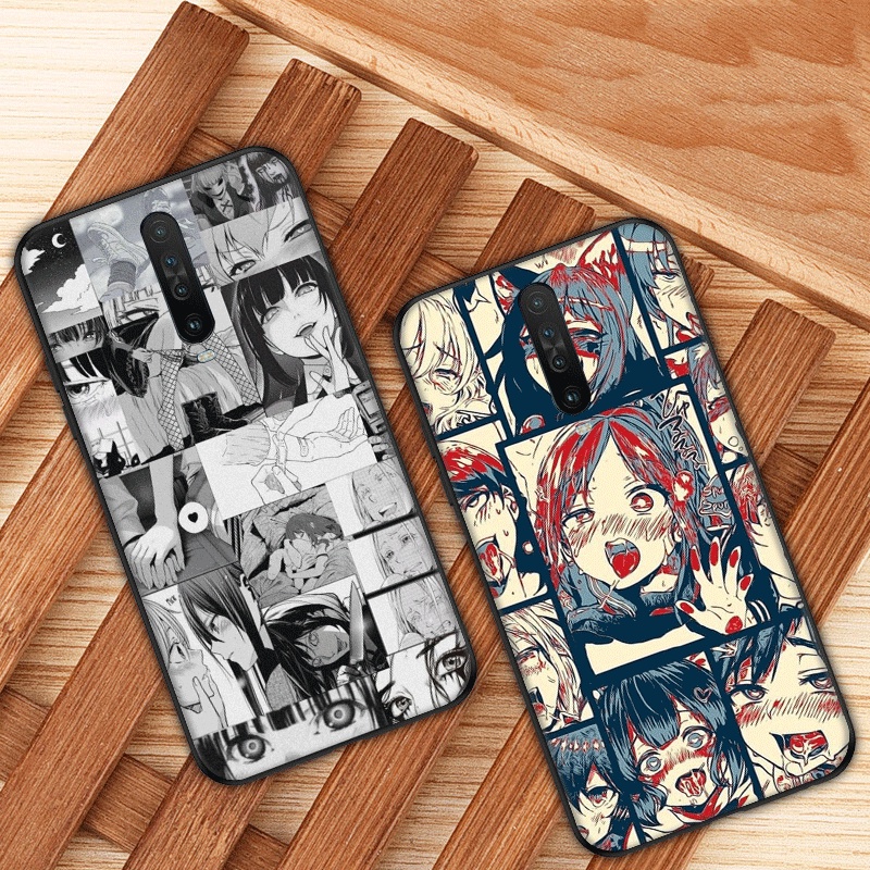 Ốp Điện Thoại Bằng Nhựa Mềm Viền Đen Hình anime Cho Redmi Note 6 6 7 8 9 Pro 7 8 9 8T 9S