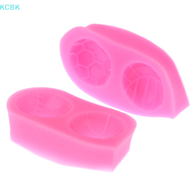 1 Khuôn Silicone Làm Bánh Hình Trái Bóng Thể Thao
