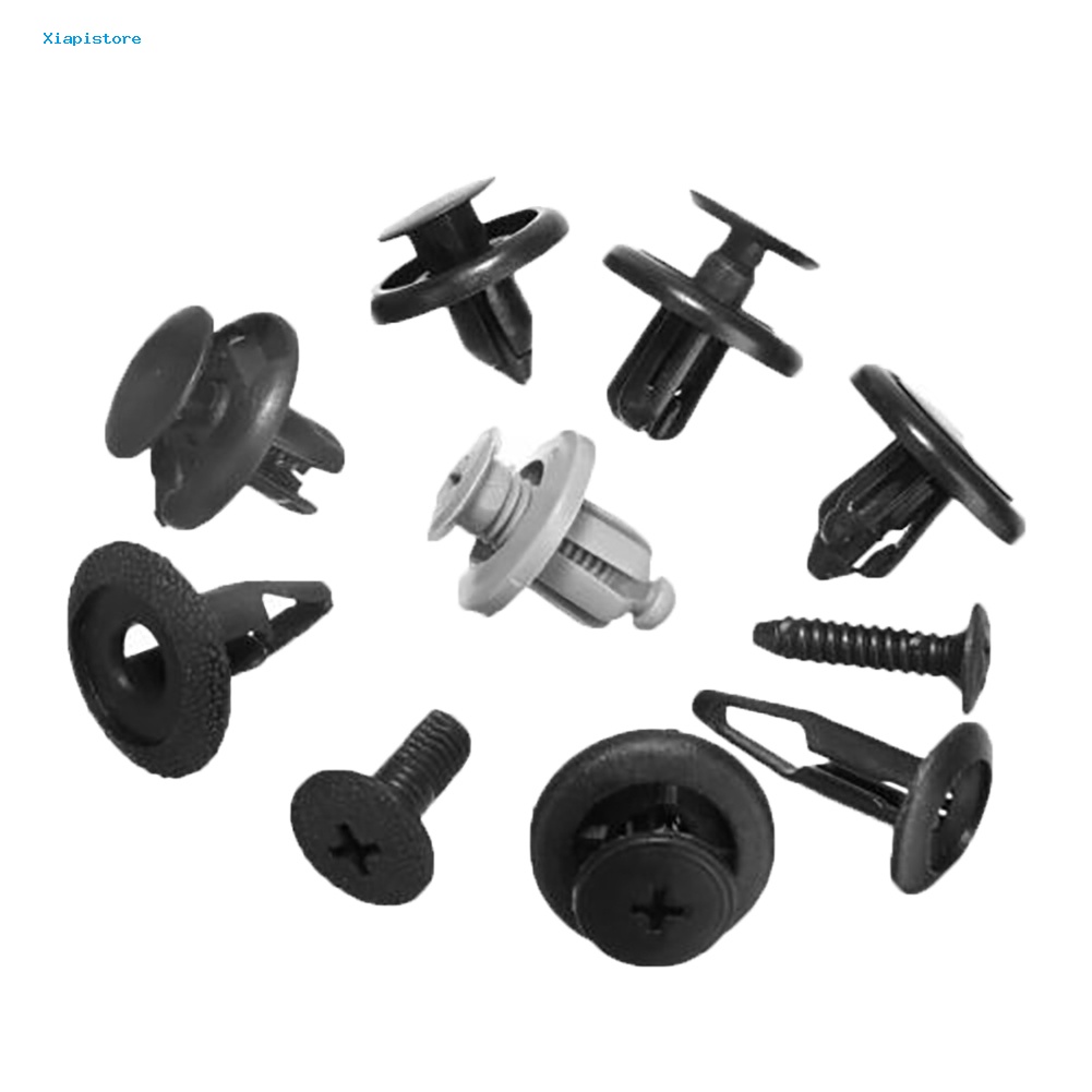 FENDER Set 100 Đinh Tán Nhựa Phụ Tùng Cho Xe Ô Tô