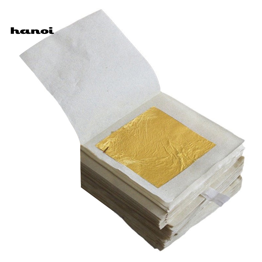 Set 10 Tấm Lá Vàng 24K Dùng Để Trang Trí Đa Năng Tiện Dụng