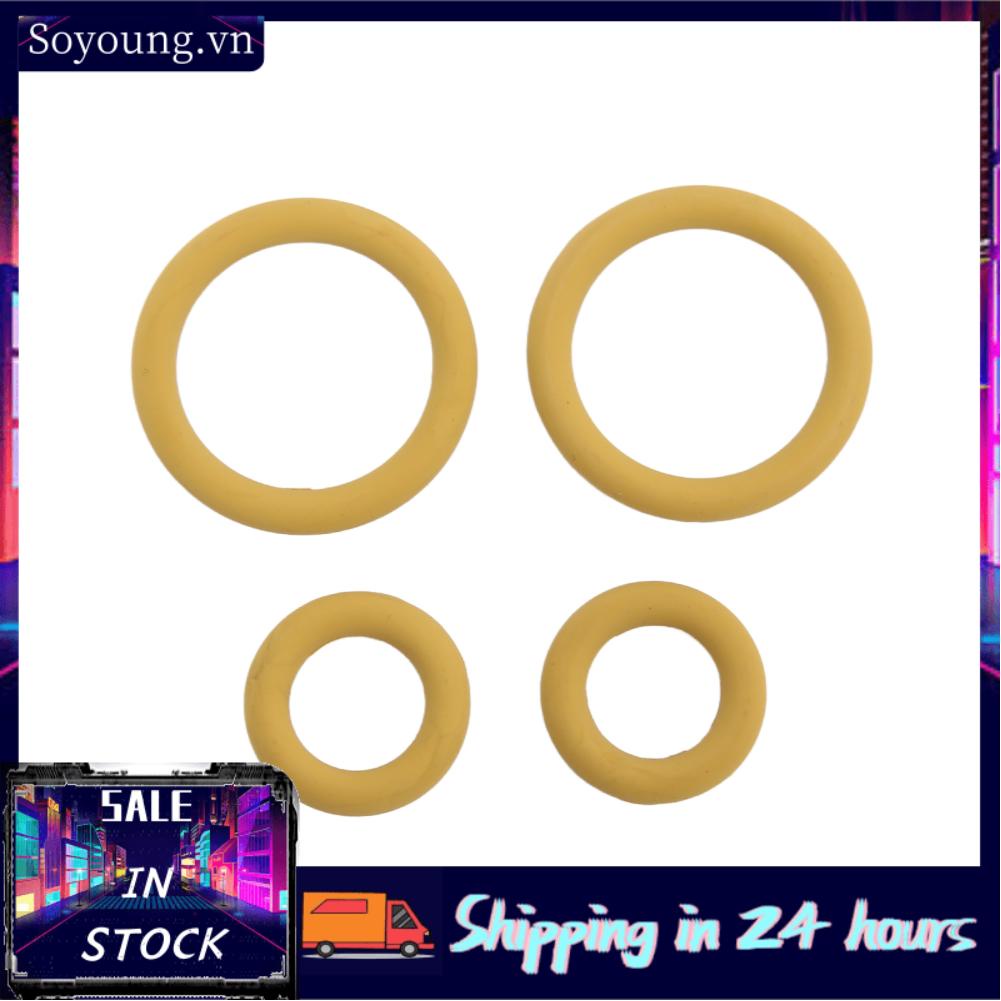 Soyoung Turbo Pedestal O Ring Gaskets  Rubber High Precision 4pcs F4TZ‑6N653‑A for Car