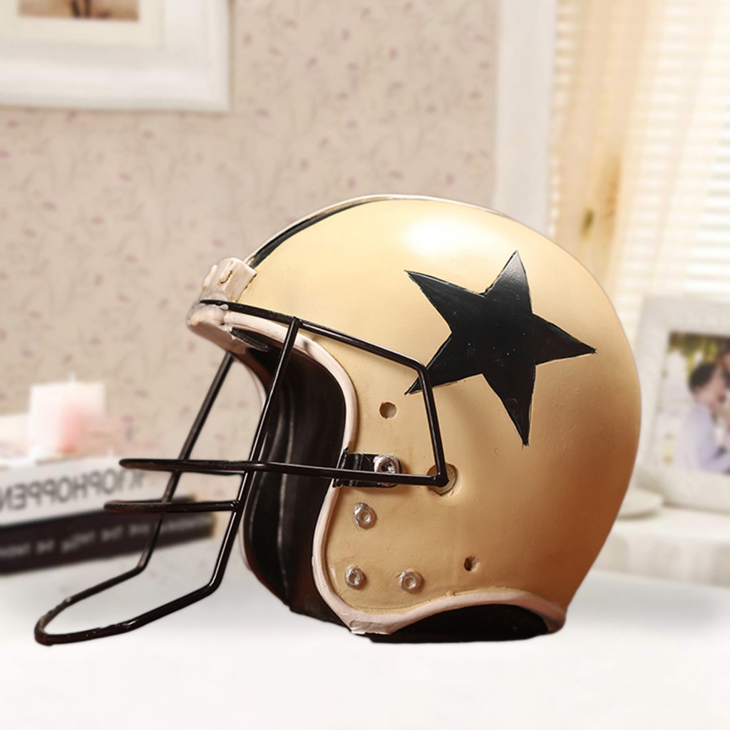 Mô Hình Mũ Bóng Bầu Dục Bằng Nhựa Resin Thân Thiện Với Môi Trường Trang Trí Nhà Cửa Kiểu Vintage Đẹp Mắt