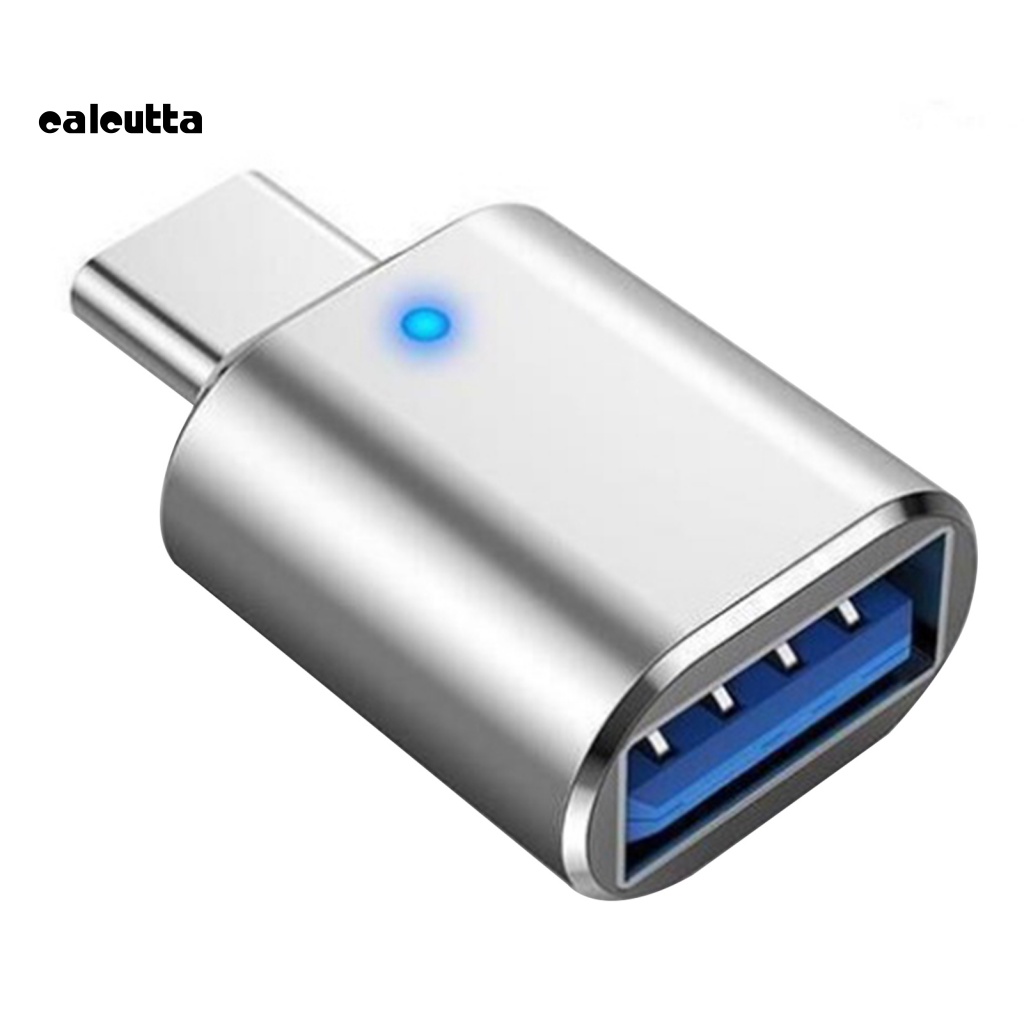 Bộ Chuyển Đổi OTG Tốc Độ Cao Đa Năng Type-C Sang USB Mini OTG Có Đèn Báo Cho Điện Thoại Thông Minh
