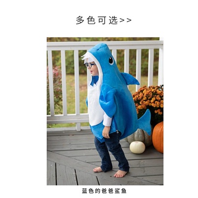 Trang Phục Hóa Trang Cá Mập Nhân Dịp Halloween Dễ Thương Cho Người Lớn Và Trẻ Em # 1