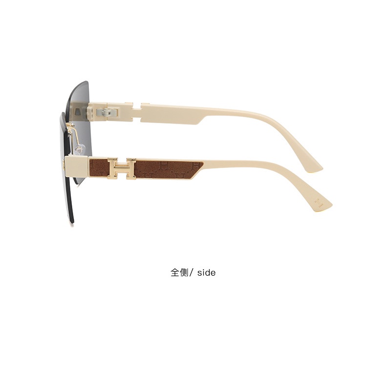 Kính Mát Thời Trang Khung Tok Tok Tok 2023 Không Gọng Màu Gradient Dành Cho Bạn Nữ