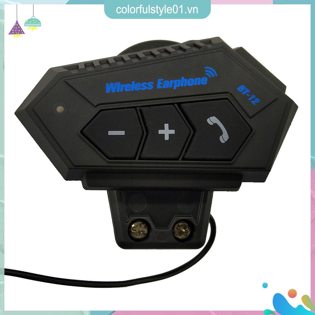 Tai Nghe Bluetooth Bt12 Csr8635 Dùng Cho Mũ Bảo Hiểm