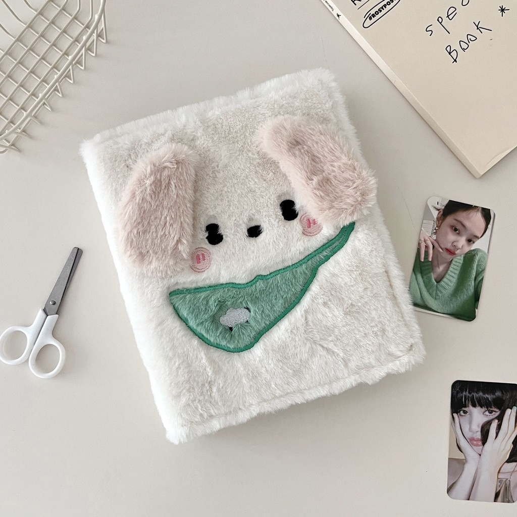 Cuốn Album Đựng Thẻ A6 10cm 17cm Bằng Lông Nhung Dễ Thương Xinh Xắn