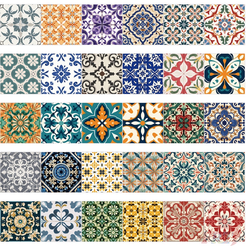 ❉ Miếng Dán Trang Trí Phong Cách Vintage Nghệ Thuật 01 ❉ Bộ 60 Sticker Chống Thấm Nước Họa Tiết Doodle Hợp Thời Trang