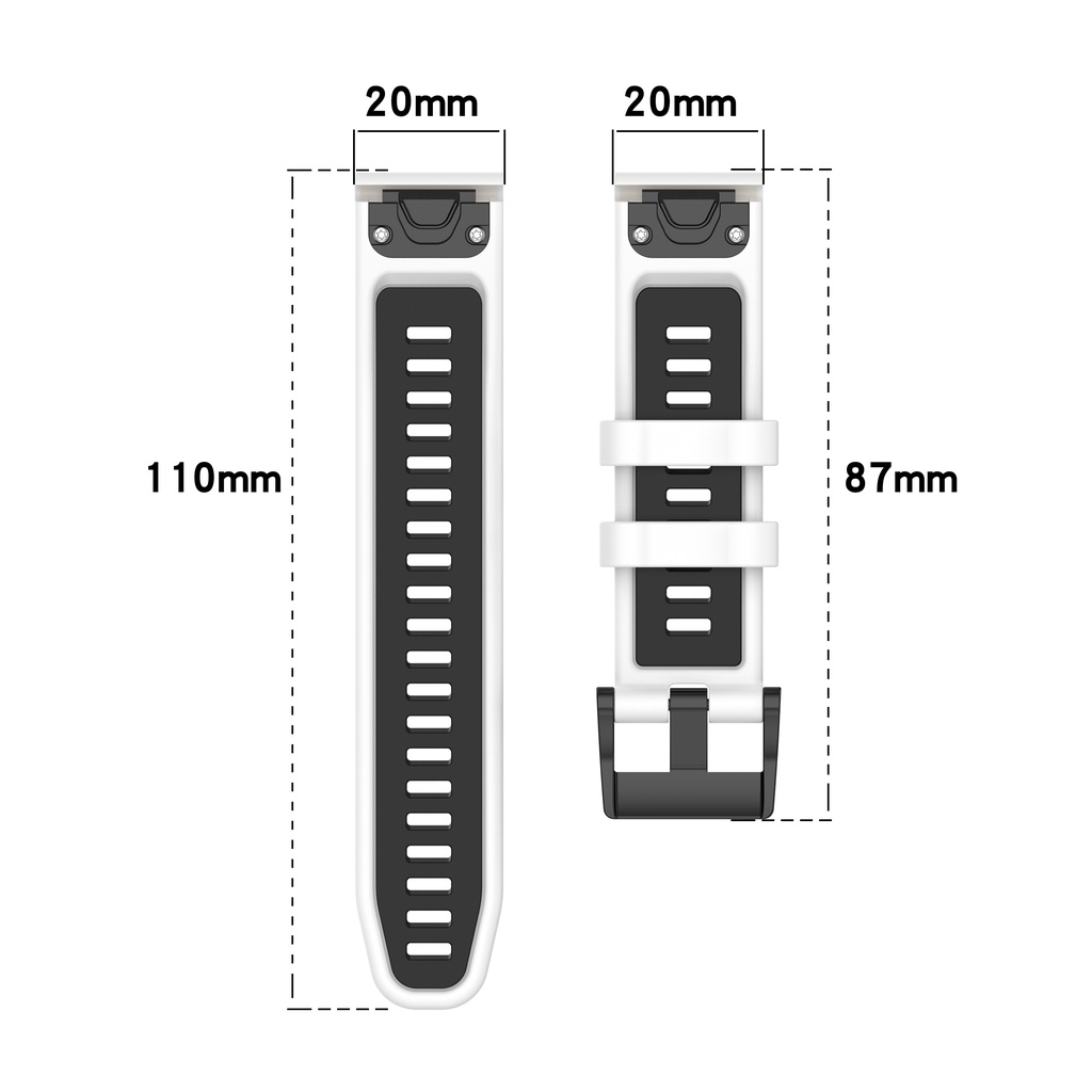 Dây Đeo Đồng Hồ 20MM 22MM 26MM Cho Garmin Fenix 6X 6 6S Pro 5X 5 5S 7X 7 7S 3HR instinct Forerunner 935 945