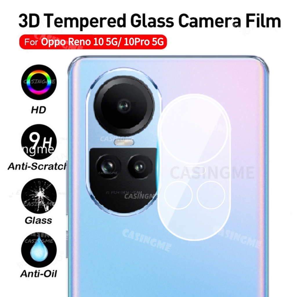 Miếng Dán Cường Lực 3D Bảo Vệ Camera Cho Oppo Reno 10 5G 10Pro 2023 Reno 10 Reno10 10Pro OppoReno10 Pro + Reno10Pro Plus 5G 2023