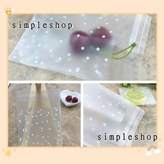 Set 100 Túi Nhựa Chấm Bi Đựng Bánh Kẹo
