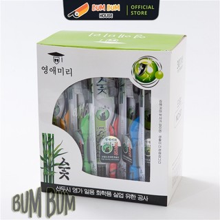 Bàn chải đánh răng Bossi 921 Hàn Quốc, bàn chải đánh răng than tre - Đồ phòng tắm