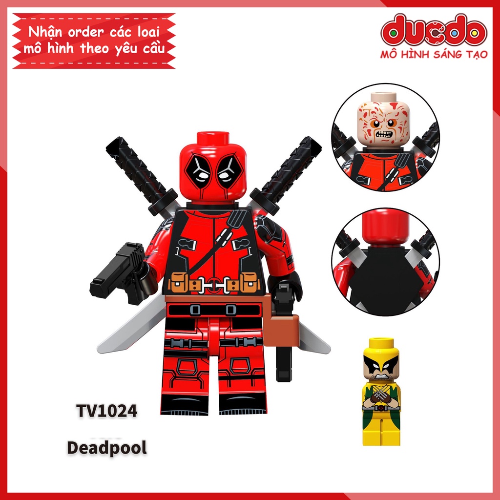 Minifigures quái nhân Venom, Riot, Eddie Brock siêu chất - Đồ chơi Lắp ghép Xếp hình Mini Iron Man Mô hình TV6203