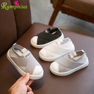 Rumphius Giày Lười Đế Mềm Nhẹ Thoáng Khí Thoải Mái Size 21-30 Thời Trang Cho Bé Trai Và Gái 