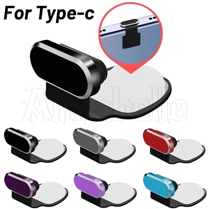 Nút Bịt Cổng Sạc Type-C Bằng Kim Loại Chống Bụi Thông Dụng Cho Samsung