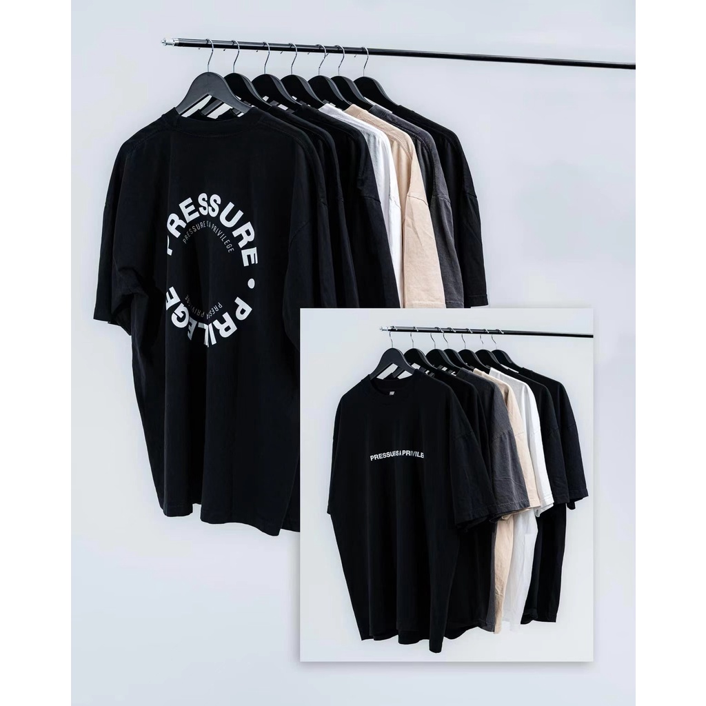 Ready stock kris cbum pressure is a privilege loose sports short-sleeved t-shirt