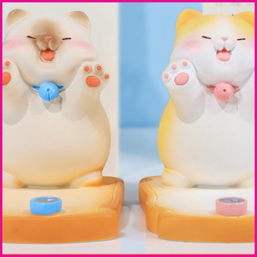 Giá Đỡ Điện Thoại Bằng Nhựa Resin Hình Mèo Hoạt Hình Dễ Thương