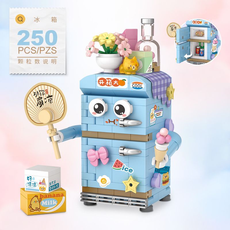 Đồ Chơi Lắp Ráp Mô Hình TV Cổ Điển Sáng Tạo Dùng Làm Quà Tặng Sinh Nhật