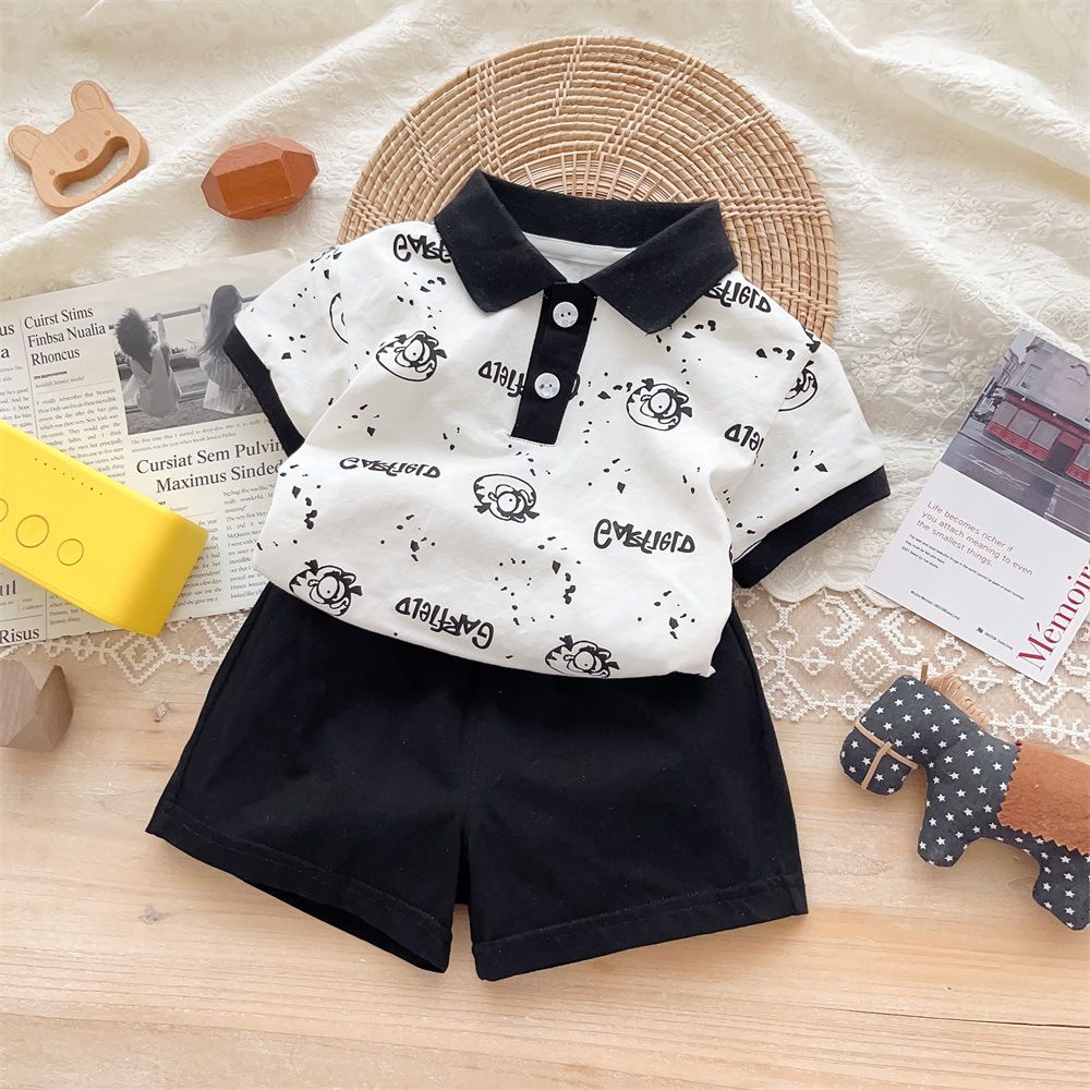 Bộ Áo Liền Quần Tay Ngắn Thời Trang Mùa Hè 2023 Dành Cho Bé Trai