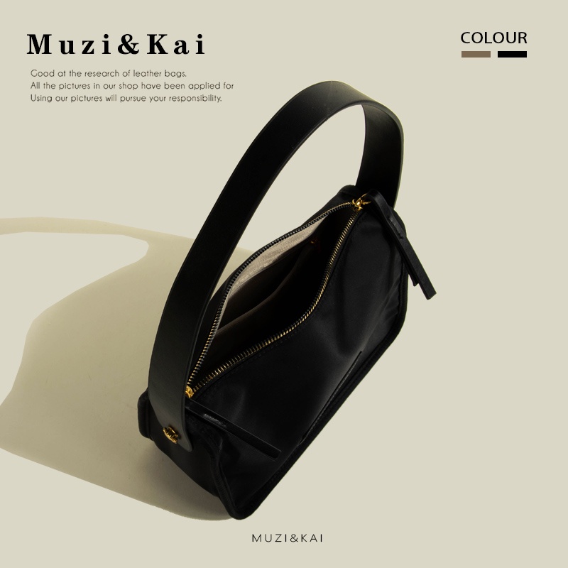 Muzikai chính hãng Casual Large-Capacity Commuter Portable Underarm Bag Female 2023 New Simple All-Match Messenger Bag