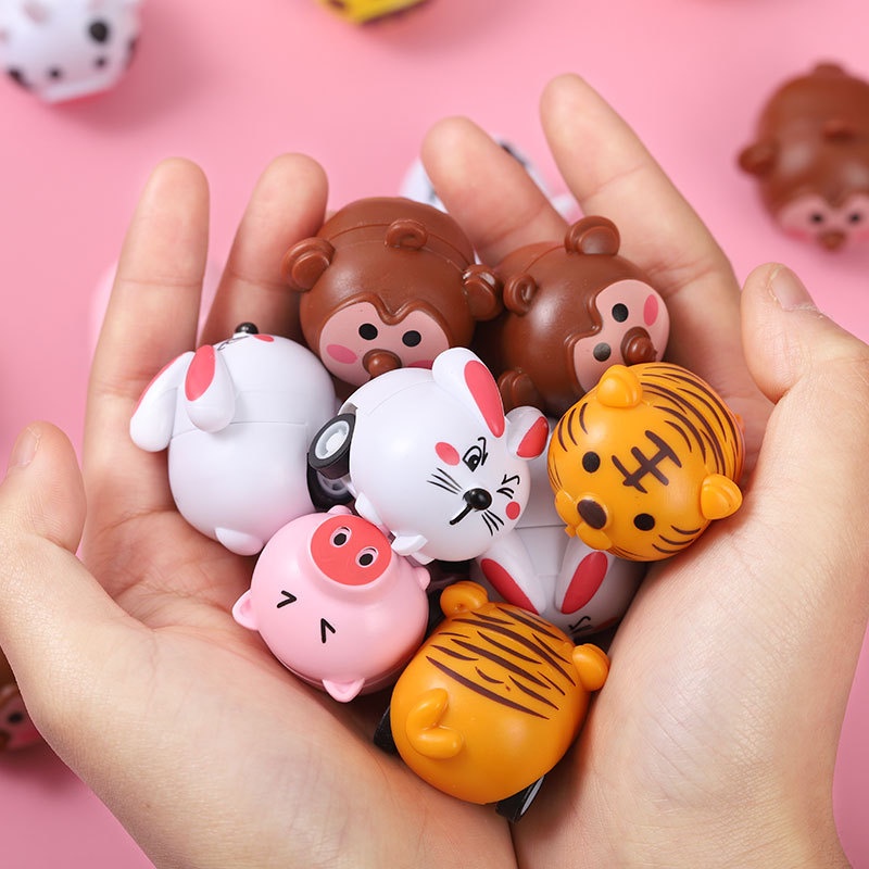 Bộ 5 Mô Hình Xe Hơi Đồ Chơi Mini Họa Tiết Hoạt Hình Dễ Thương Cho Bé