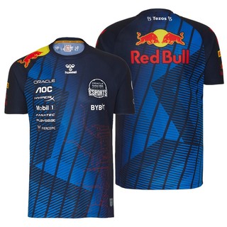Áo thun thể thao mùa hè 2023 tay ngắn cổ tròn thoáng khí in hình đội tuyển oracle red bull mới nhất