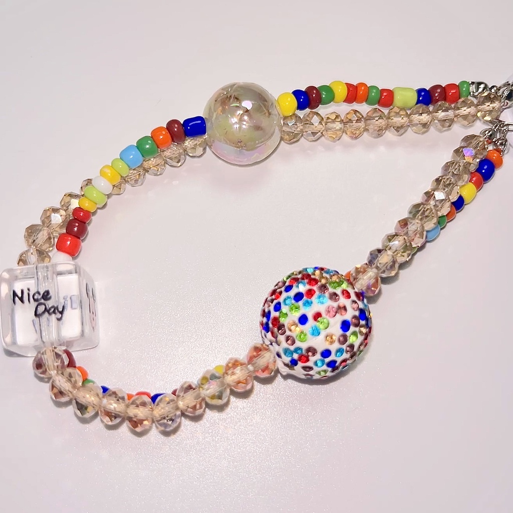 Dây Treo Điện Thoại Đính Kim Cương Nhân Tạo DIY