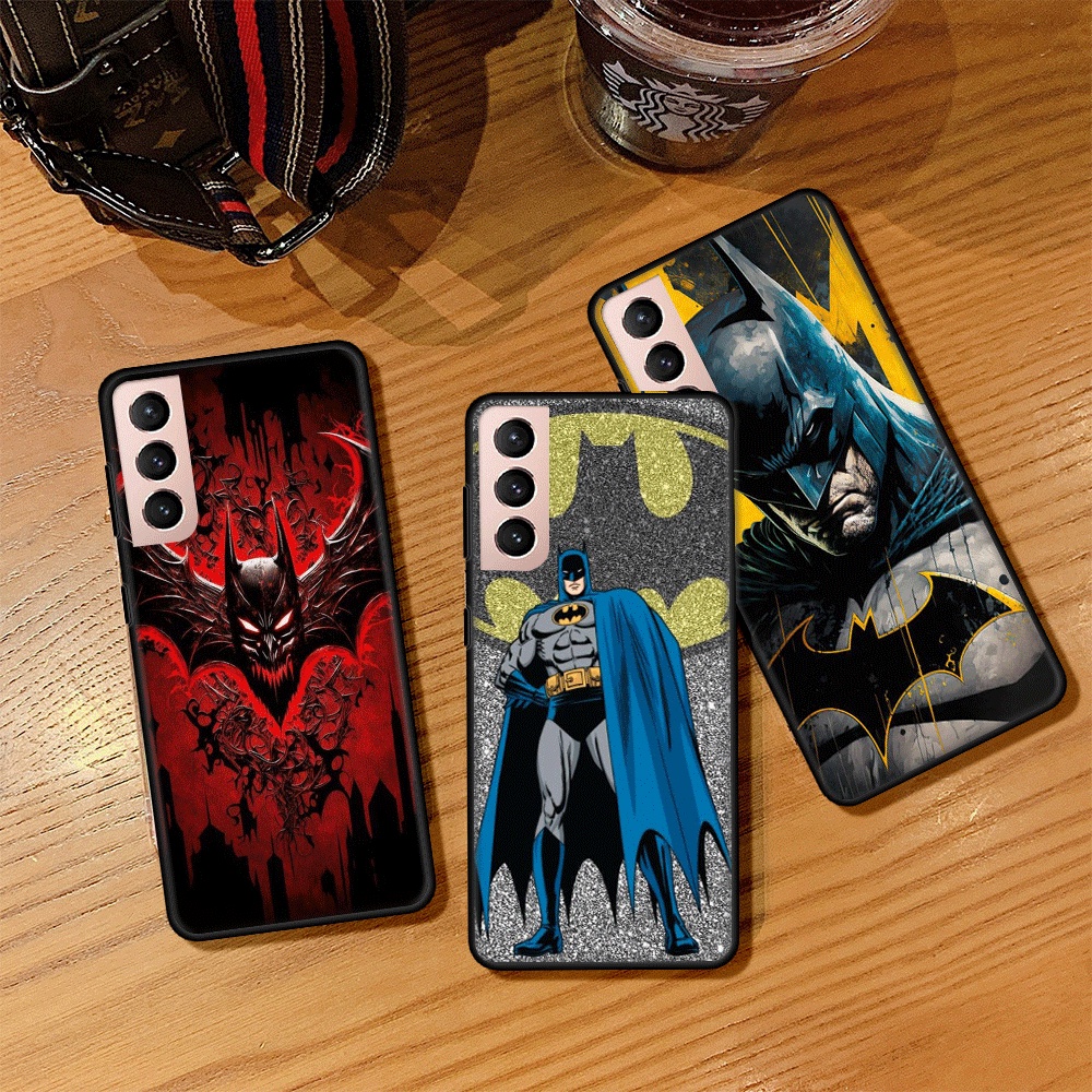 Ốp Điện Thoại Bằng Nhựa Mềm Viền Đen Hình batman Cho samsung note 10 10 plus 10 lite 20 20 ultra