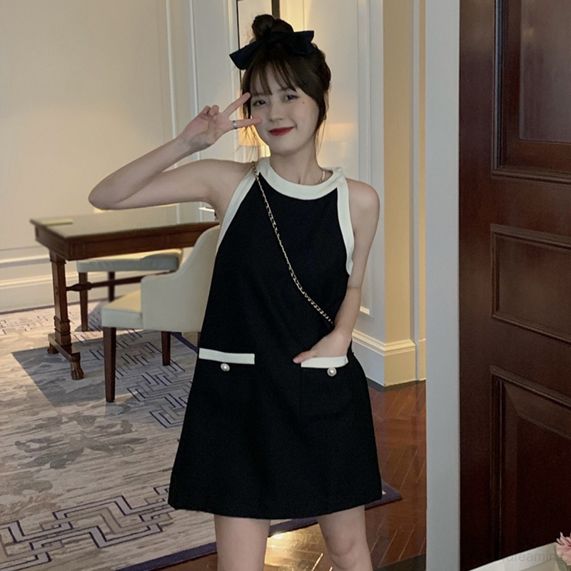 Đầm Cổ Tròn Thiết Kế Đơn Giản Thời Trang Cho Nữ