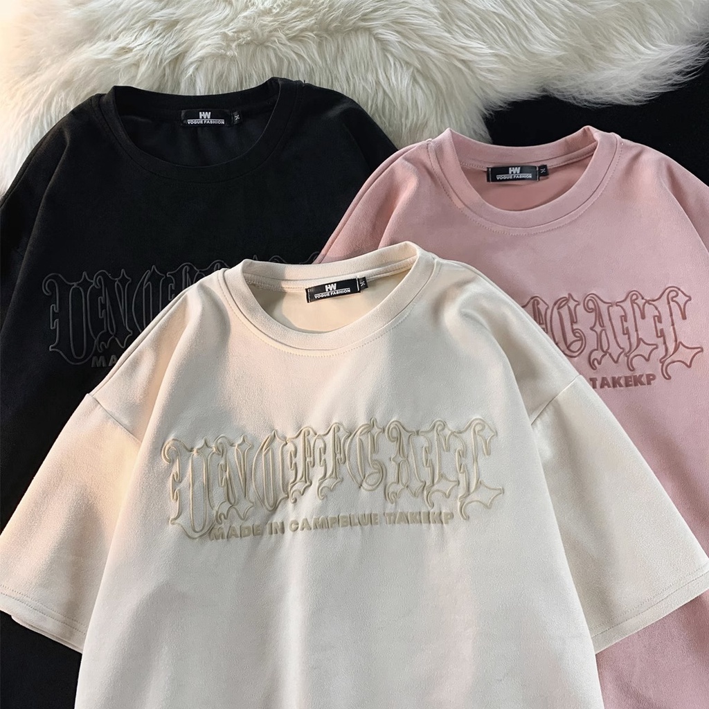 Áo thun nam nữ unisex tay lỡ Phong Cách Gothic , áo phông M-3XL