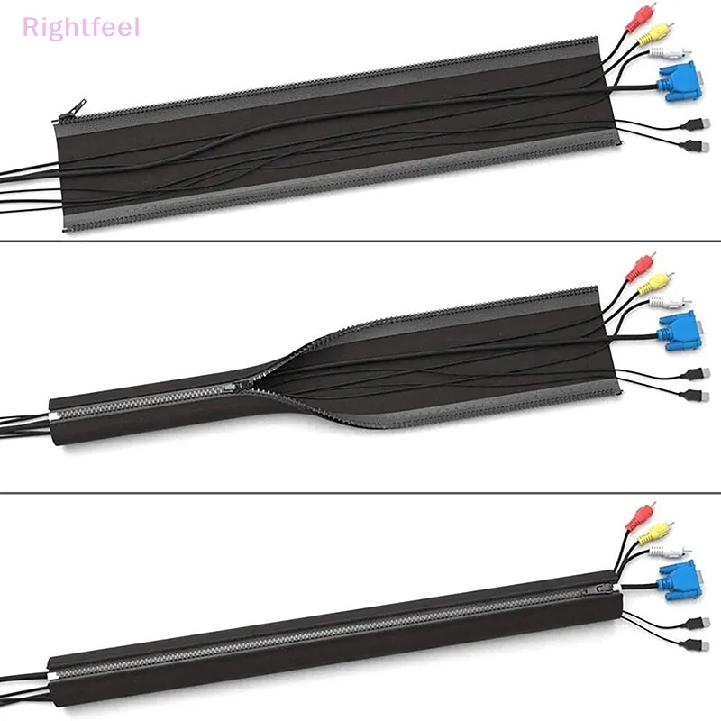 1 Ống Quấn Dây Cáp Sạc Có Khóa Kéo Cho Máy Tính Văn Phòng Mới