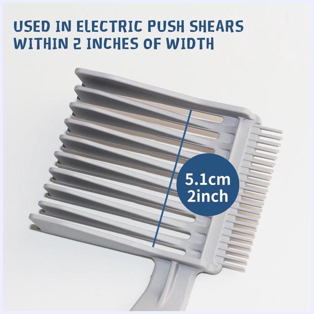 Lược Kẹp Chải Tóc Định Vị Đường Cong Chuyên Dụng Cho Nam