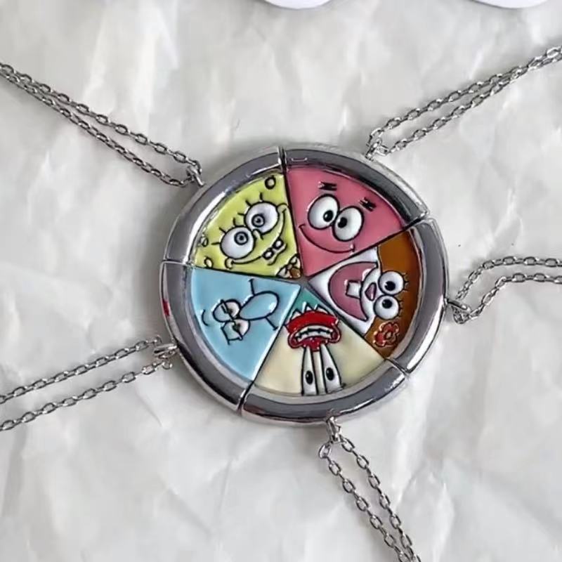 Mới Vòng cổ Nam Châm Mặt Hình spongebob squarepants Patrick 'S