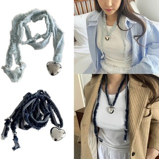 Dây chuyền mặt trái tim đính đá thời trang cho nữ